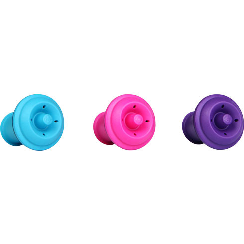 Пробка вакуумная для хранения бутылки вина Vacuum Wine Stopper pink/blue/purple Vacu Vin 8850606