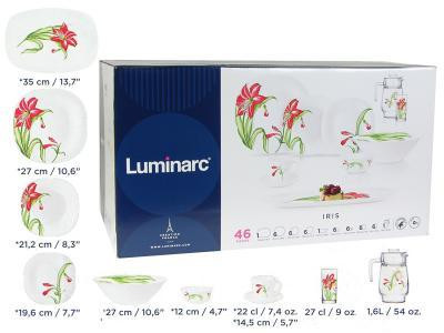 Сервиз столовый 46 пр Iris Luminarc N8587