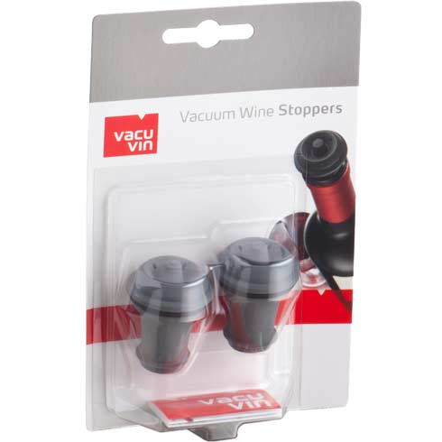 Пробка вакуумная для хранения вина в бутылке Vacuum Wine Stopper grey Vacu Vin 8840612