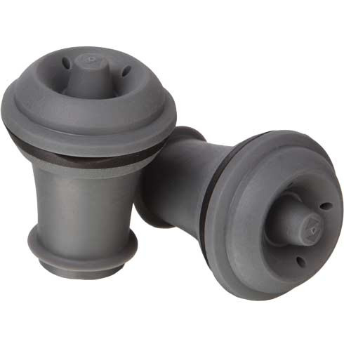 Пробка вакуумная для хранения вина в бутылке Vacuum Wine Stopper grey Vacu Vin 8840612