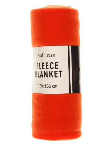 Плед флисовый 130х160 красный Saffran КП10000