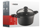 Кастрюля c крышкой Kuro Induction Line d 20 cм 2,2 л Vinzer 50427