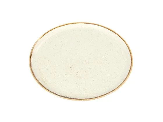 Тарелка круглая плоская 200 мм Seasons Beige Porland 04ALM001641