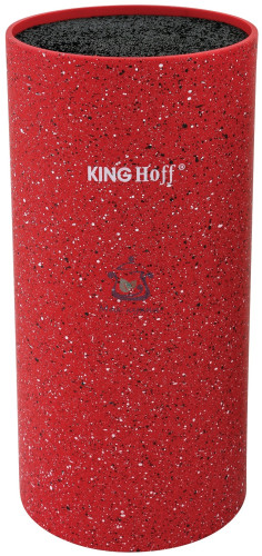 Колода для ножей красная 11*22см KingHoff  KH1093