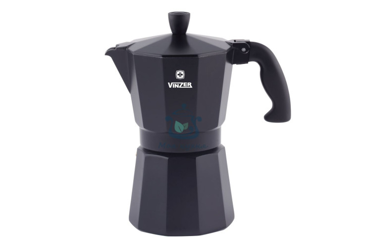 Кофеварка  гейзерная Moka Nero, 6 чашек Vinzer 89395